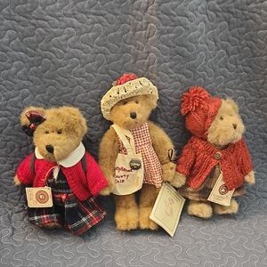 Vintage Collectible Boyds Bears Lot Of 3